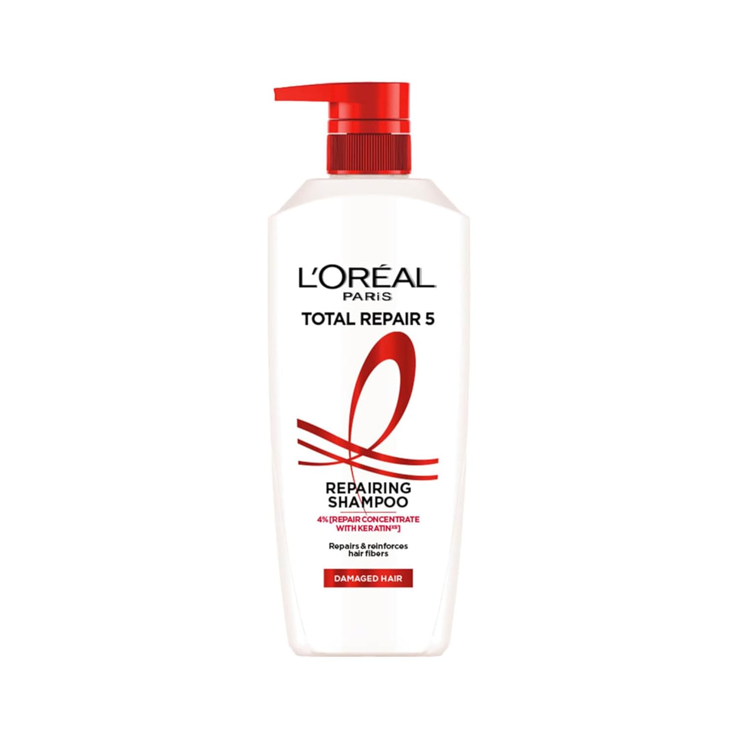L'Oreal Paris Total Repair 5 Shampoo, For Repairing 5 Signs Of Damaged Hair, With Keratin Xs | 800Ml - Image 2