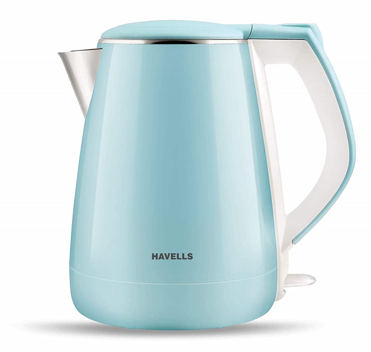 Havells Aqua Plus Electric Kettle 1.2 Litre, 1250 Watt | 304 Stainless Steel Inner Body | Cool Touch Body | Auto Shut-Off |Wider Mouth|2 Years Door Step Warranty by Havells (Blue) - Image 2