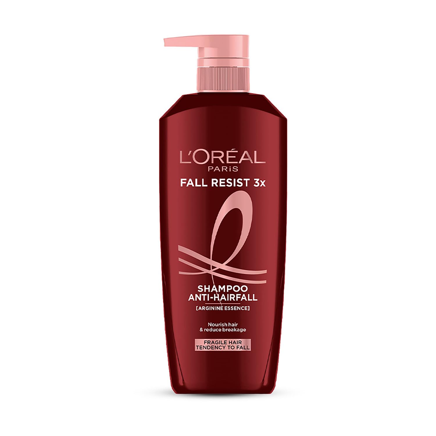 LOreal Paris Fall Resist 3X Anti-Hairfall Shampoo with Arginine Essence For Weak Hair with Tendency to Fall and Hair Thinning, Reduces Hair Breakage and Nourishes Roots- 650ml - Image 2