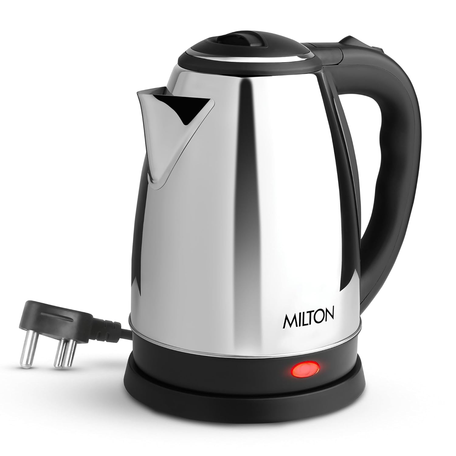 Milton Appliances Go Electric Kettle 1.2 Litre I 3X Protection from Dry Boil, Auto Shut Off, Overheat I 1500 Watt I Super Fast Boiling I Stainless Steel I 360° Power Base I 1 Year Warranty - Image 2