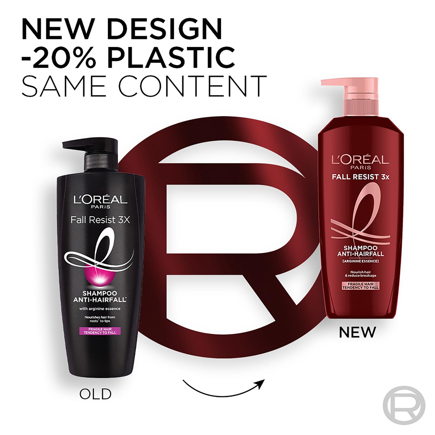 LOreal Paris Fall Resist 3X Anti-Hairfall Shampoo with Arginine Essence For Weak Hair with Tendency to Fall and Hair Thinning, Reduces Hair Breakage and Nourishes Roots- 650ml - Image 4