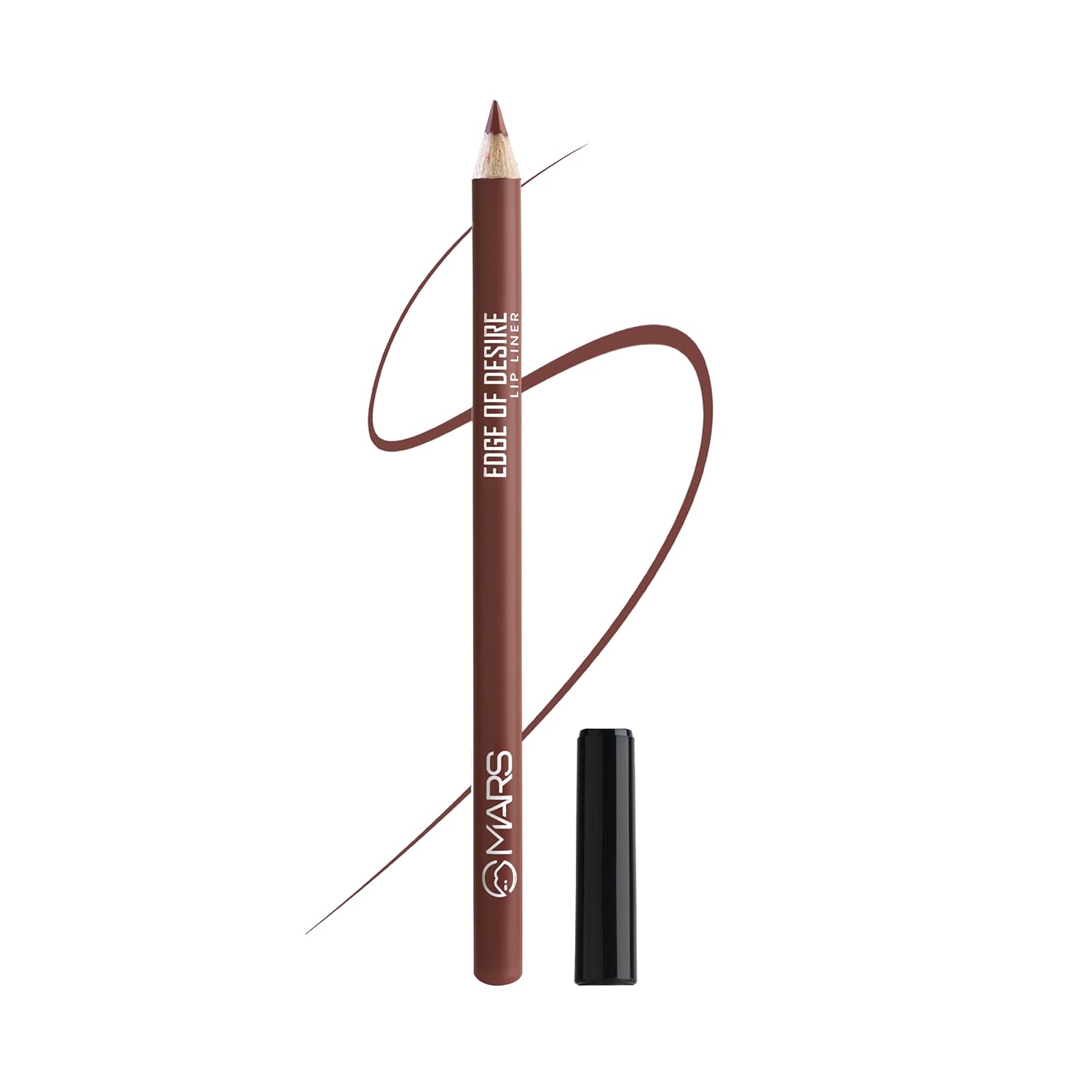 MARS Matte Lip Liner | One Swipe Smooth Application | Long Lasting Lip Pencil (1.4gm) (02-DEEP DAWN) - Image 2