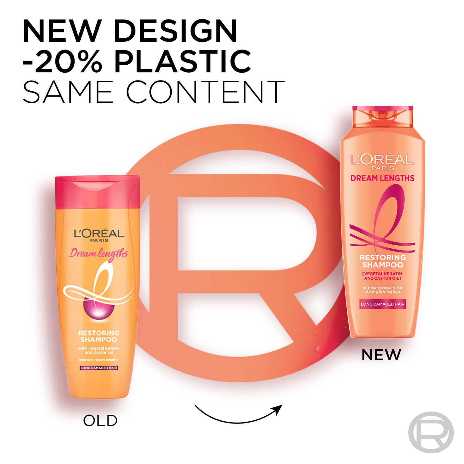 L'Oreal Paris Shampoo, Nourishes, Repair & Shine, For Long and Lifeless Hair, Dream Lengths, 340 ml - Image 4