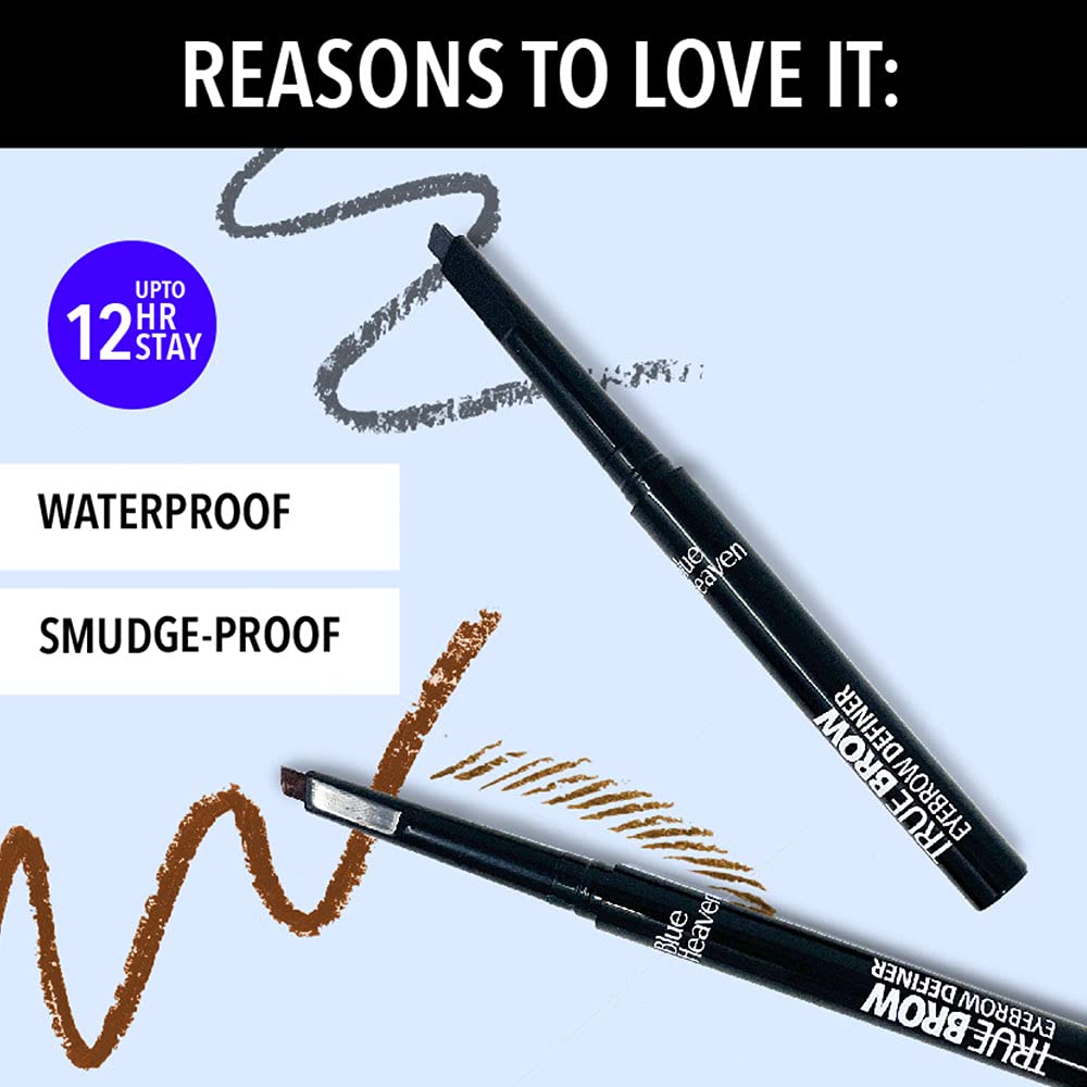 Blue Heaven TrueBrow Eyebrow Definer, Natural Brown, 0.30gm - Image 4