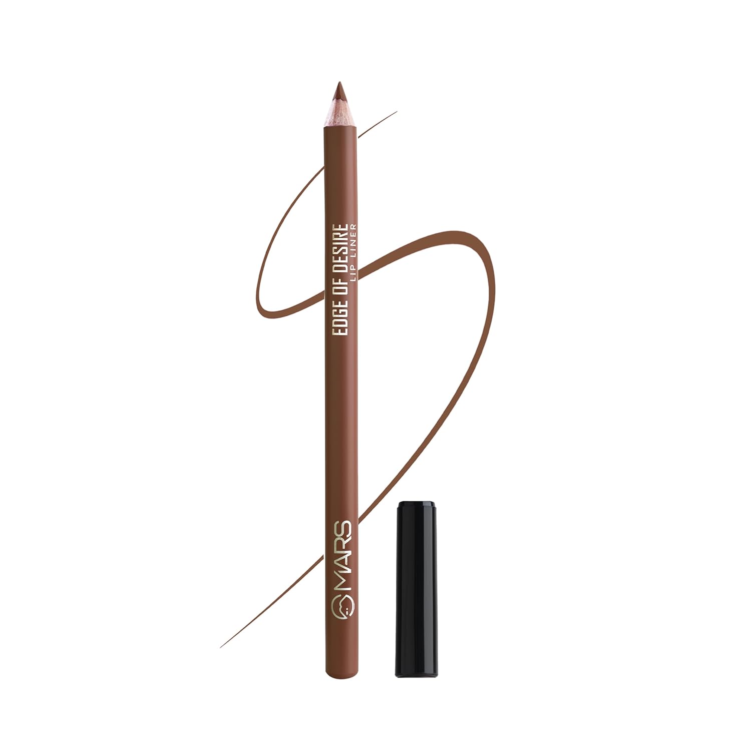 MARS Matte Lip Liner | One Swipe Smooth Application | Long Lasting Lip Pencil (1.4gm) (12-BROWN MOCHA) - Image 2