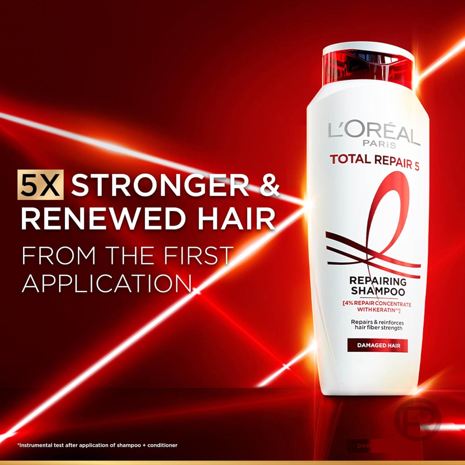 L'Oreal Paris Total Repair 5 Shampoo, For Repairing 5 Signs Of Damaged Hair, With Keratin Xs | 800Ml - Image 7