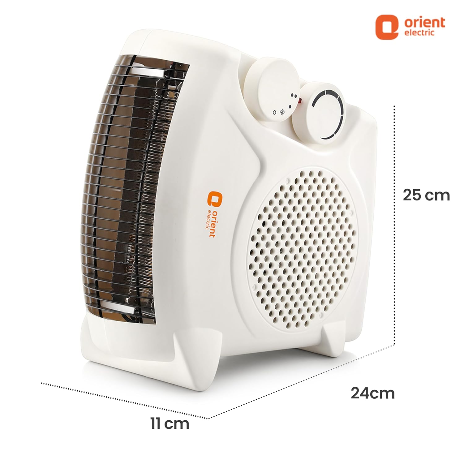 Orient Electric Areva Portable Room Heater | 2000W | Two Heating Modes | Advanced Overheat Protection | Horizontal & Vertical Mount | 1-year replacement warranty by Orient | White - Image 10