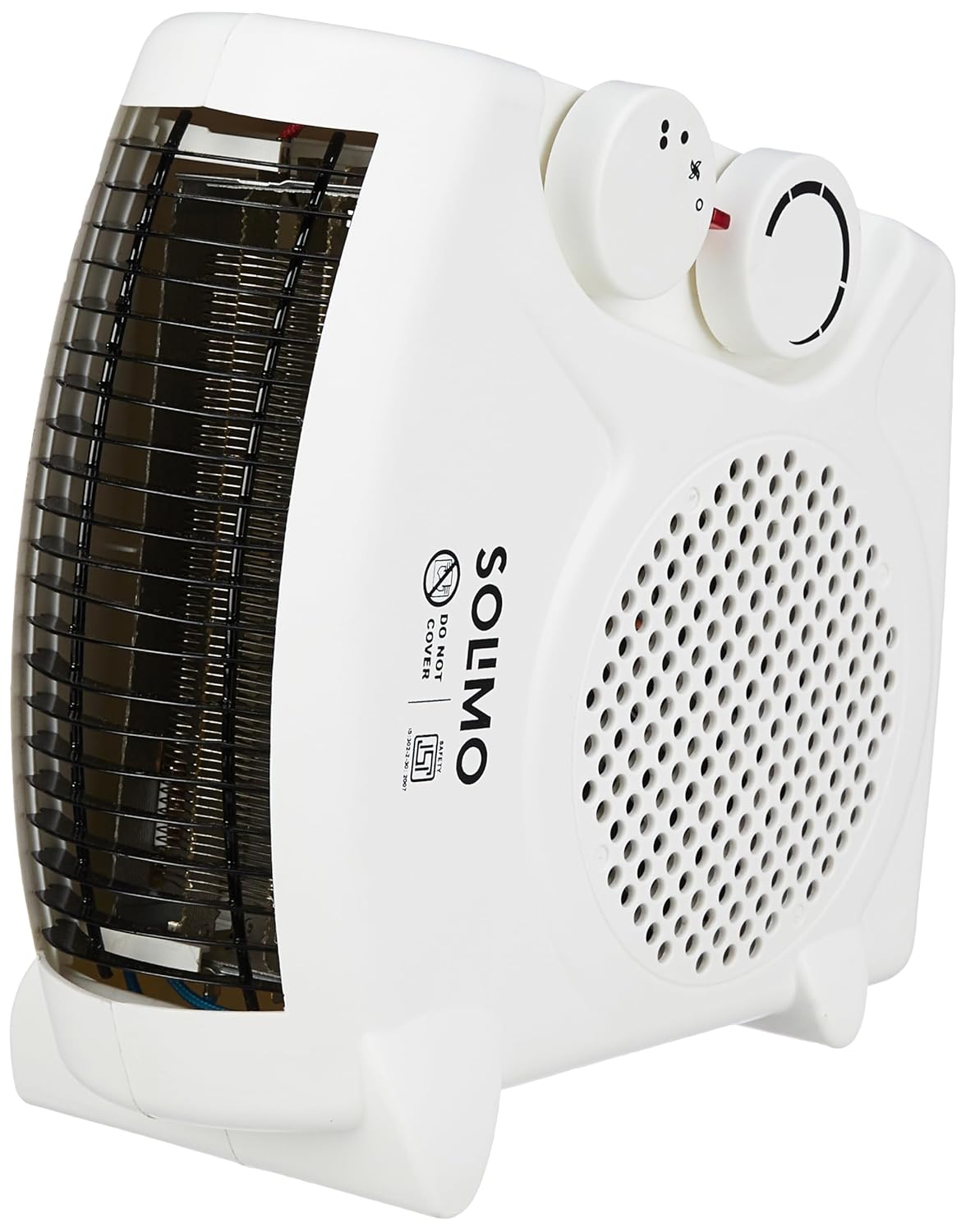 Amazon Brand - Solimo 2000/1000 Watts Room Heater with Adjustable Thermostat (ISI certified, White colour, Ideal for small to medium room/area) - Image 2