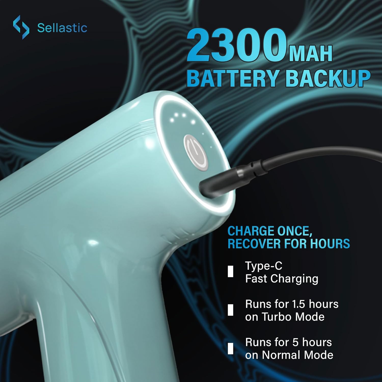 Massager Machine for Body Pain | Mini Body Massage Gun for Deep Tissue, Muscle & Pain Relief | Handheld, Battery Powered Massager for Neck, Back, Shoulder, Legs, Foot - Multicolor - Image 9