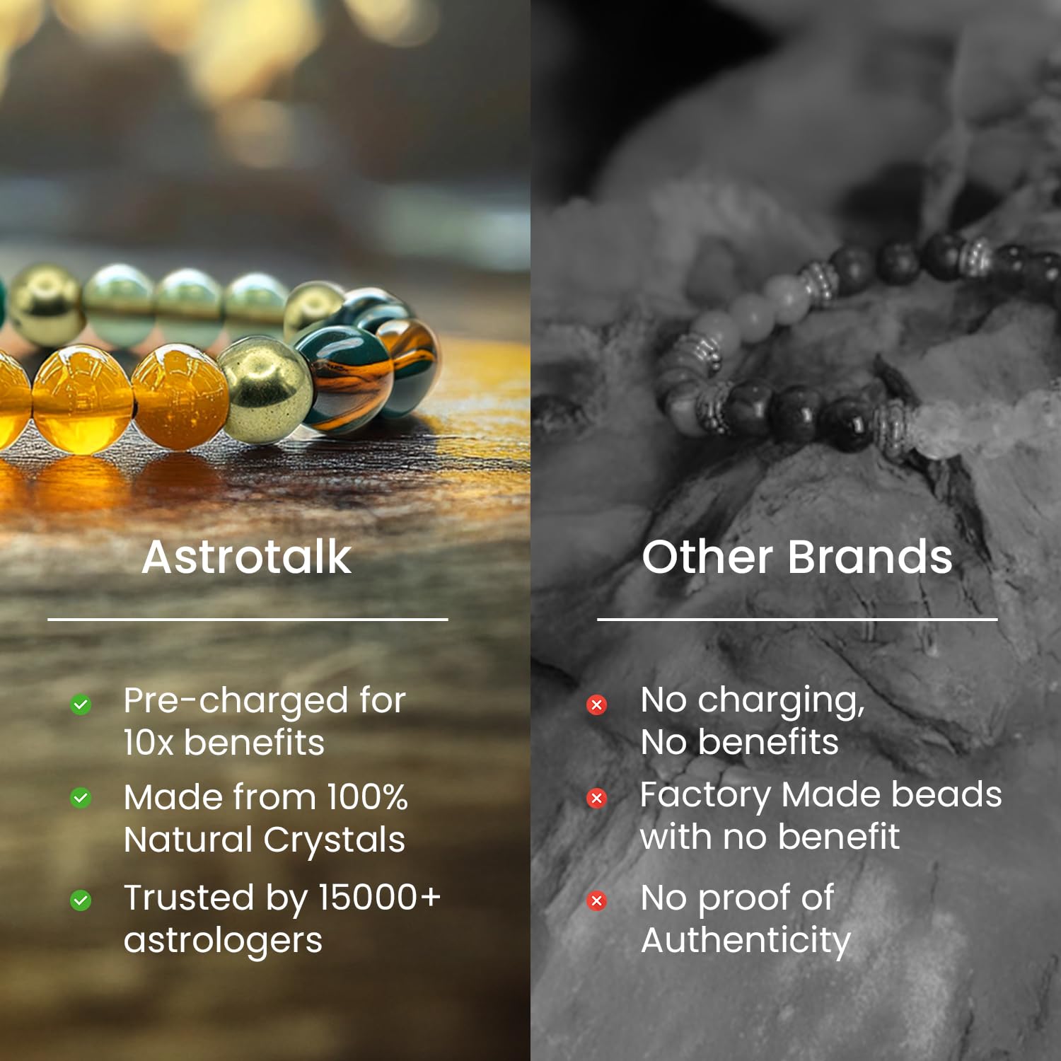 Astrotalk Dhan Yog Bracelet | Attracts Wealth & Financial Prosperity | Pyrite, Citrine, & Aventurine bracelet | Astrology Dhanyog Bracelet for Men & Women | Certificate of Authenticity - Image 8